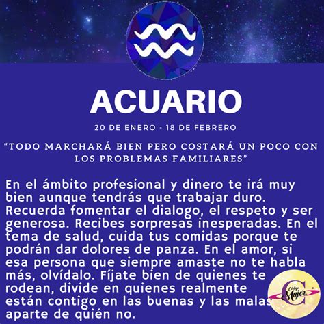 ♒ Horóscopo de hoy para Acuario